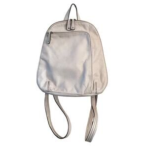Tignanello Leather Zippered Backpack